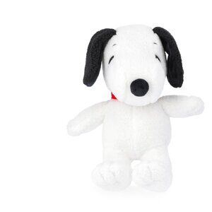 Peanuts Girls Snoopy Plush Mini Backpack Faux Shearling 3D Ears 12.5”